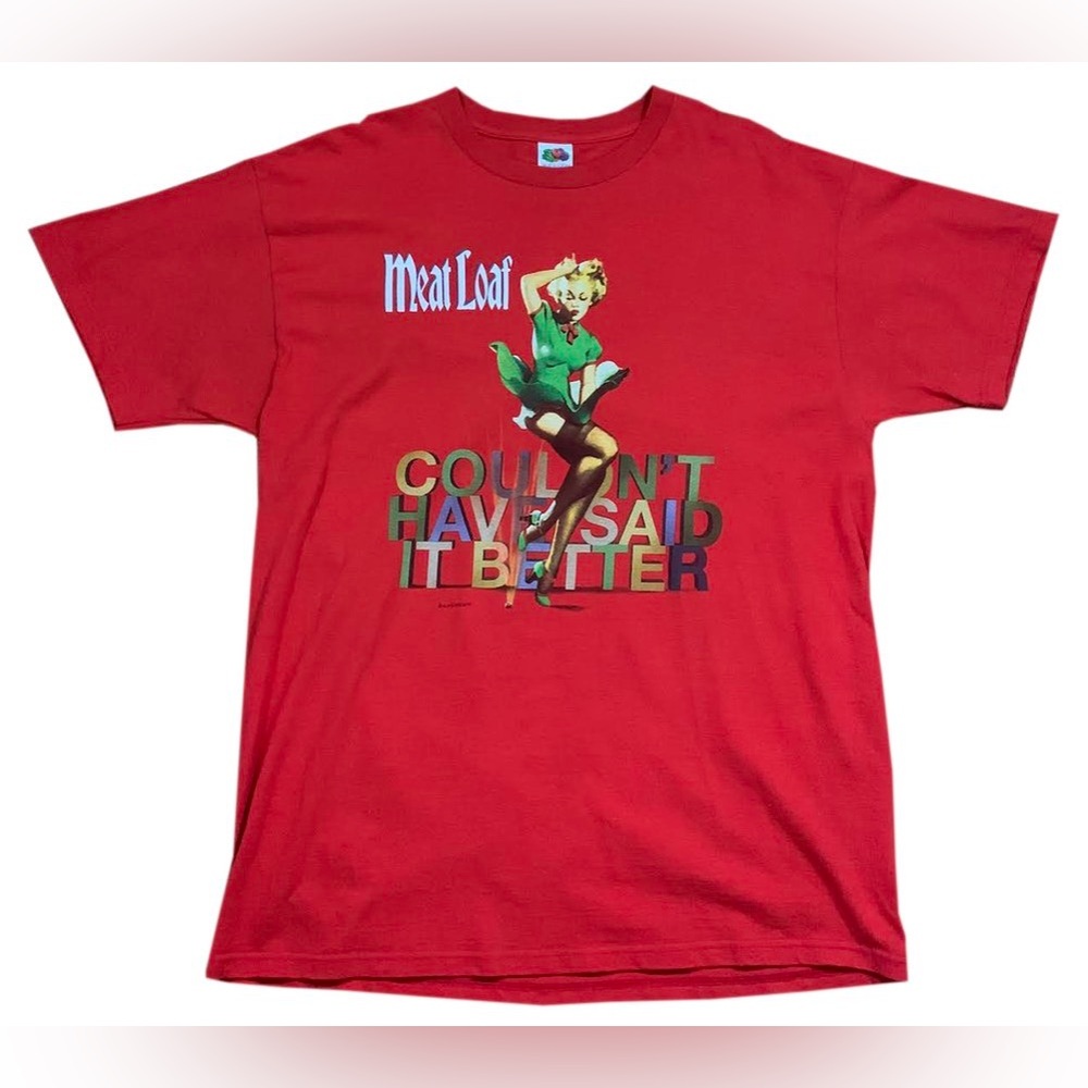 Vintage Meatloaf Couldn't Have Said It Better Tour T Shirt (Size XL)